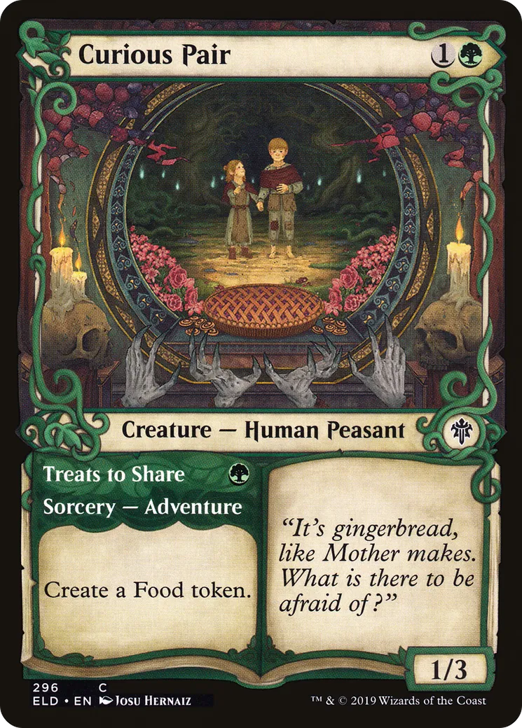 Paire de curieux // Friandises à partager — Throne of Eldraine — Magic: The Gathering