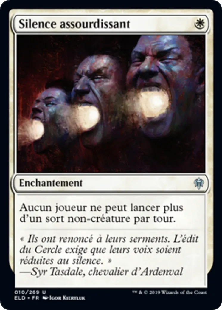 Silence assourdissant — Throne of Eldraine — Magic: The Gathering