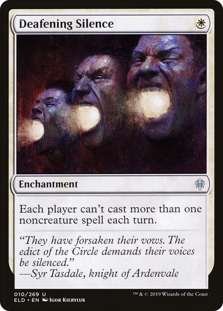 Deafening Silence from Throne of Eldraine - Magic: The Gathering