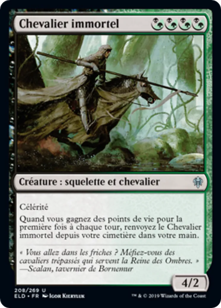 Chevalier immortel — Throne of Eldraine — Magic: The Gathering