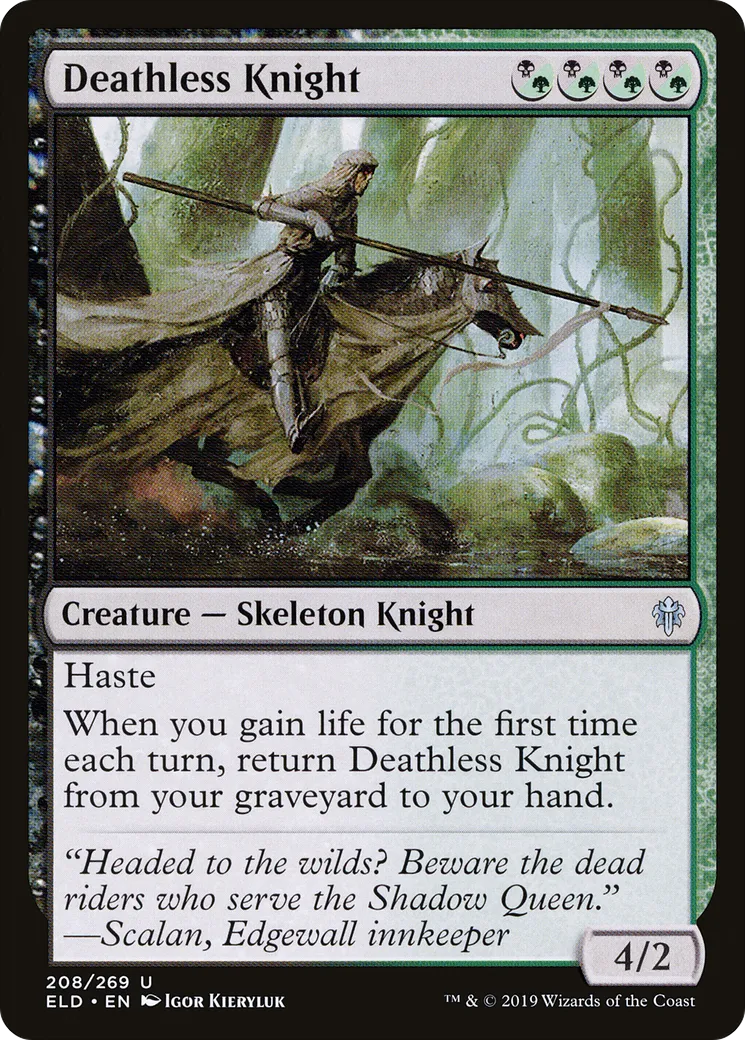 Deathless Knight — Throne of Eldraine — Magic: The Gathering