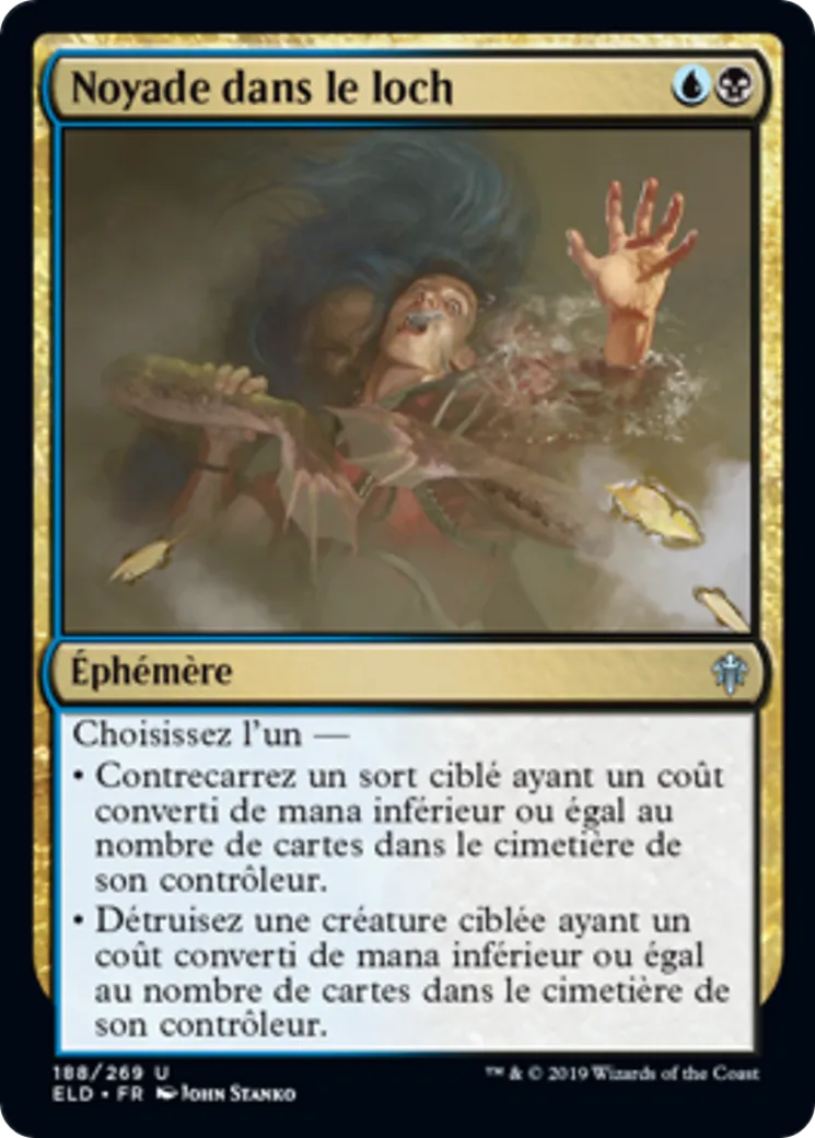 Noyade dans le loch — Throne of Eldraine — Magic: The Gathering