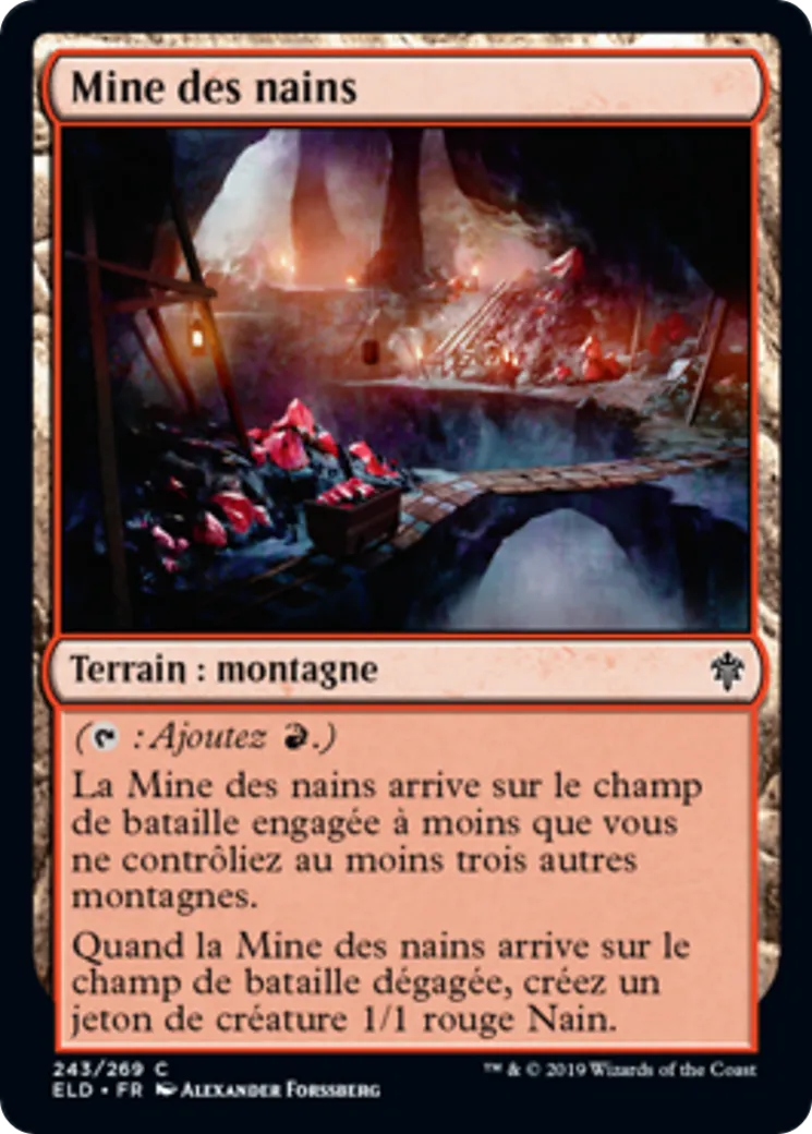 Mine des nains — Throne of Eldraine — Magic: The Gathering