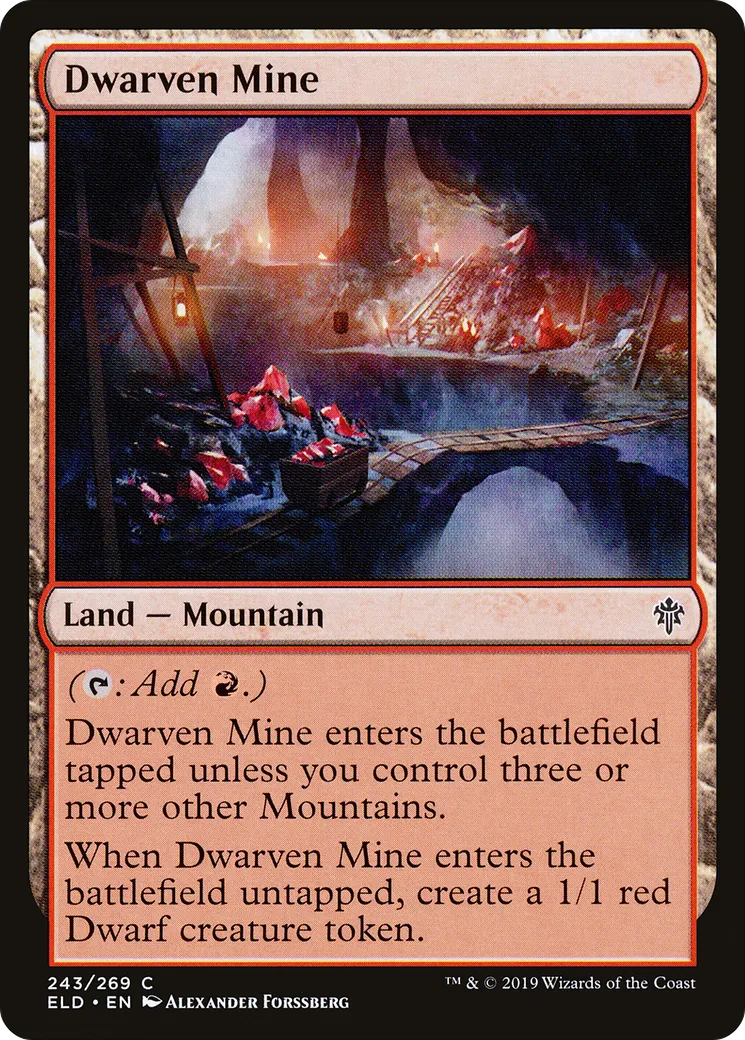 Mine des nains — Throne of Eldraine — Magic: The Gathering