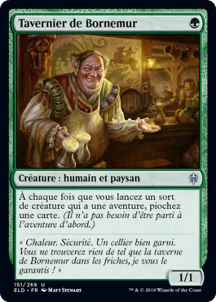 Tavernier de Bornemur — Throne of Eldraine — Magic: The Gathering