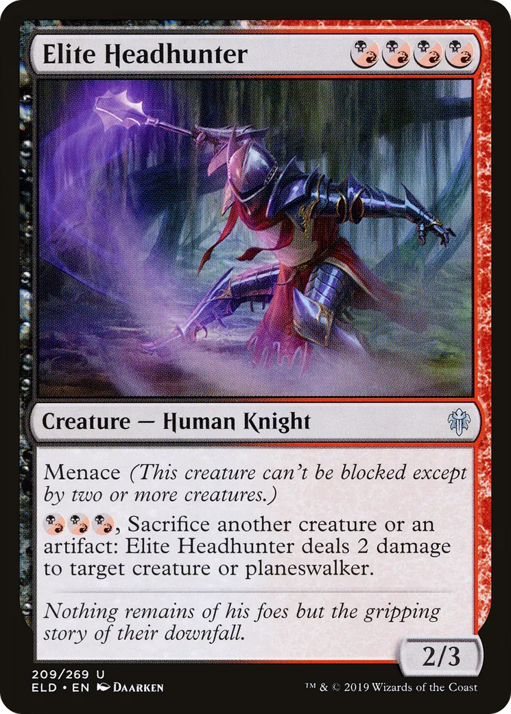 Chasseur de têtes d'élite — Throne of Eldraine — Magic: The Gathering