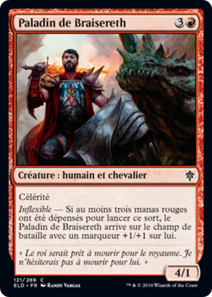 Paladin de Braisereth — Throne of Eldraine — Magic: The Gathering