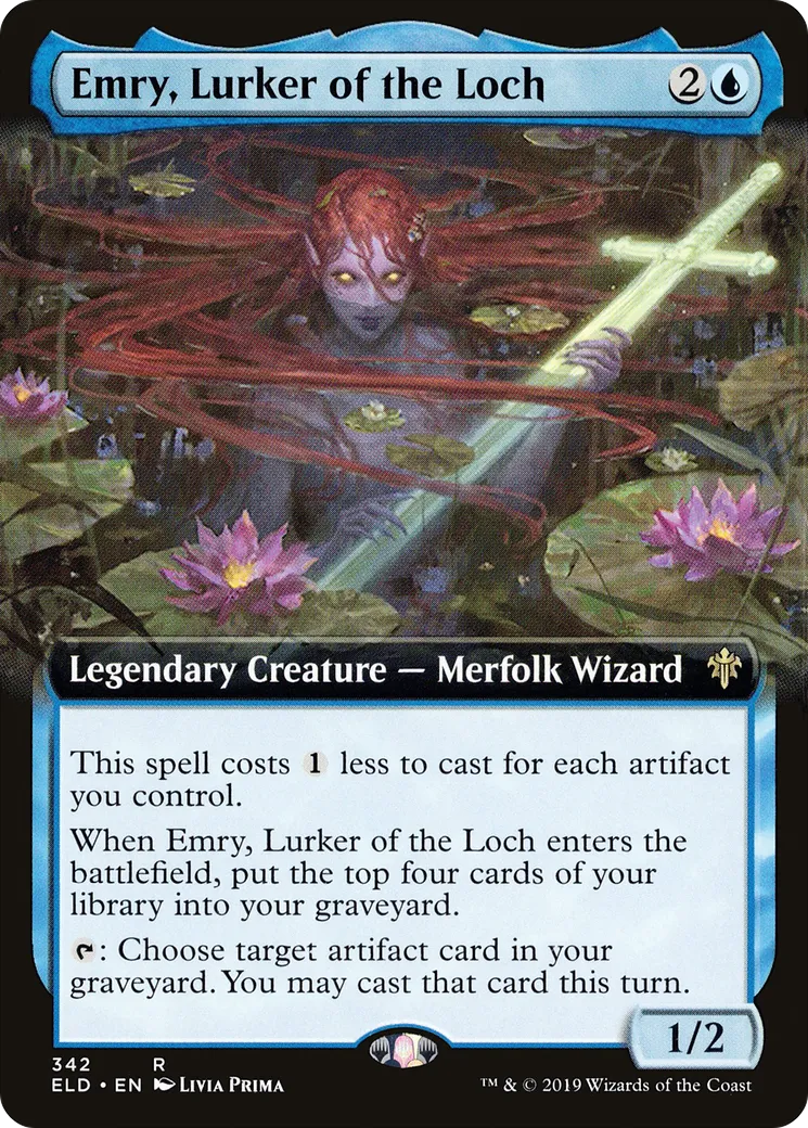 Emry, Lurker of the Loch — Throne of Eldraine — Magic: The Gathering