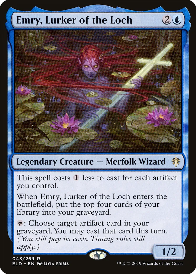 Emry, Lurker of the Loch — Throne of Eldraine — Magic: The Gathering