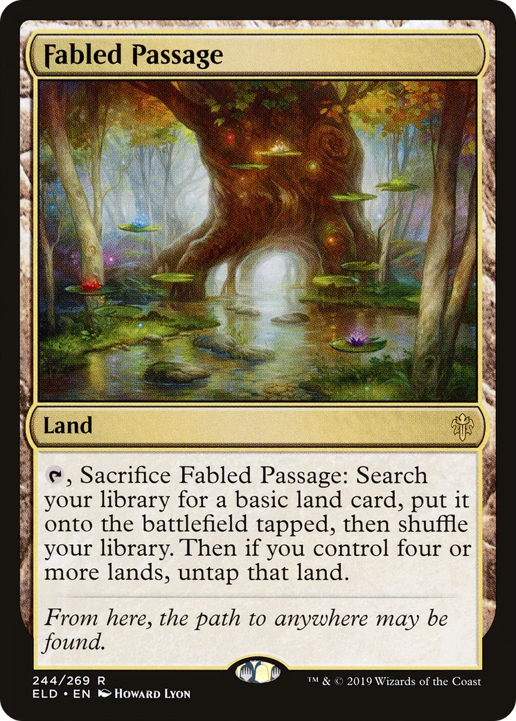 Fabled Passage from Throne of Eldraine - Magic: The Gathering