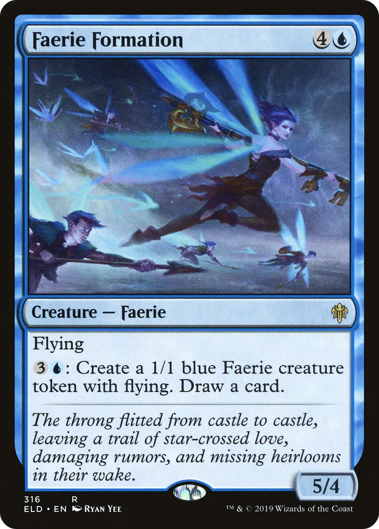 Faeries en formation — Throne of Eldraine — Magic: The Gathering