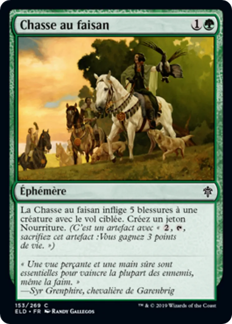 Chasse au faisan — Throne of Eldraine — Magic: The Gathering
