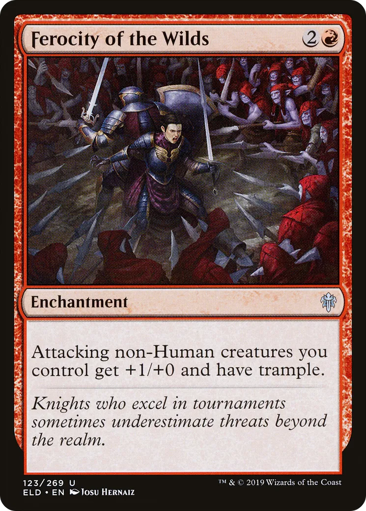 Férocité des friches — Throne of Eldraine — Magic: The Gathering