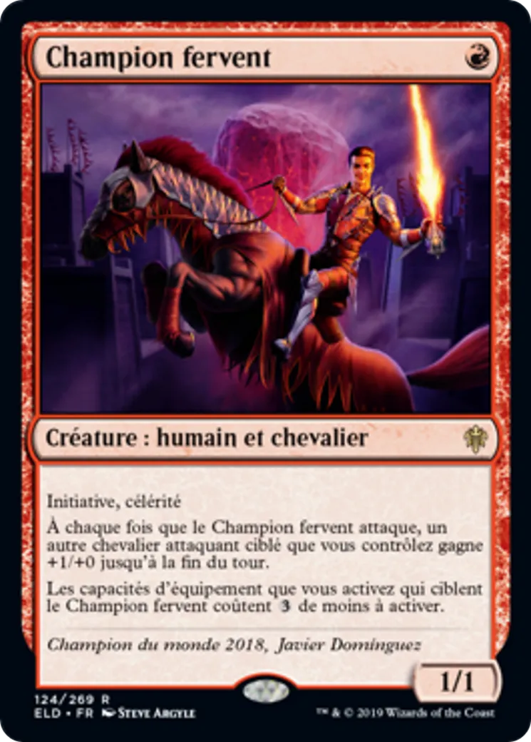 Champion fervent — Throne of Eldraine — Magic: The Gathering