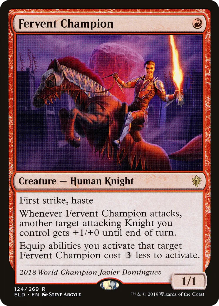 Fervent Champion — Throne of Eldraine — Magic: The Gathering