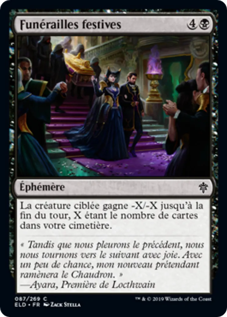 Funérailles festives — Throne of Eldraine — Magic: The Gathering