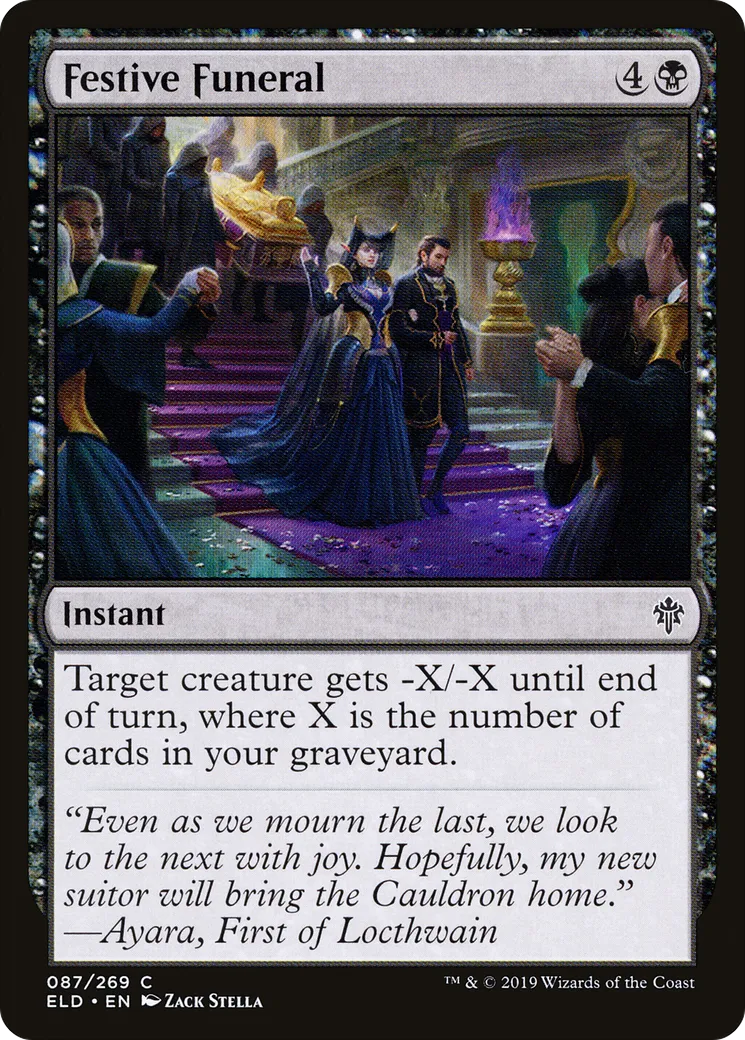 Festive Funeral — Throne of Eldraine — Magic: The Gathering
