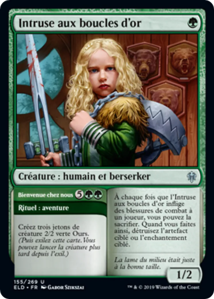 Intruse aux boucles d'or // Bienvenue chez nous — Throne of Eldraine — Magic: The Gathering