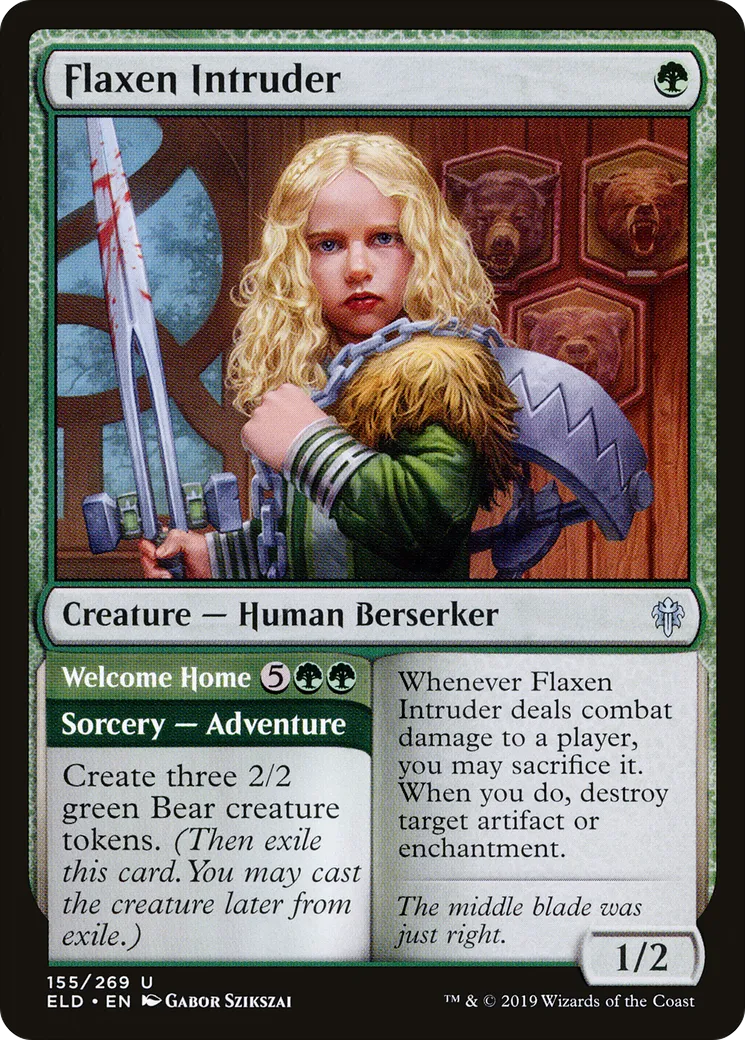 Intruse aux boucles d'or // Bienvenue chez nous — Throne of Eldraine — Magic: The Gathering