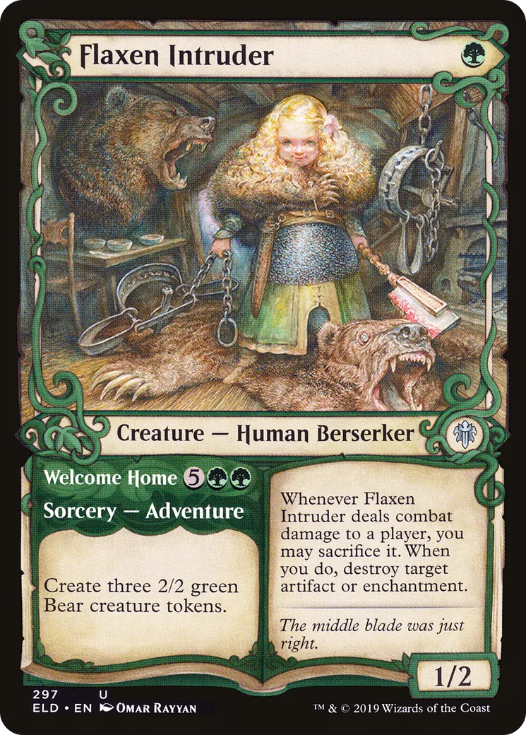 Intruse aux boucles d'or // Bienvenue chez nous — Throne of Eldraine — Magic: The Gathering