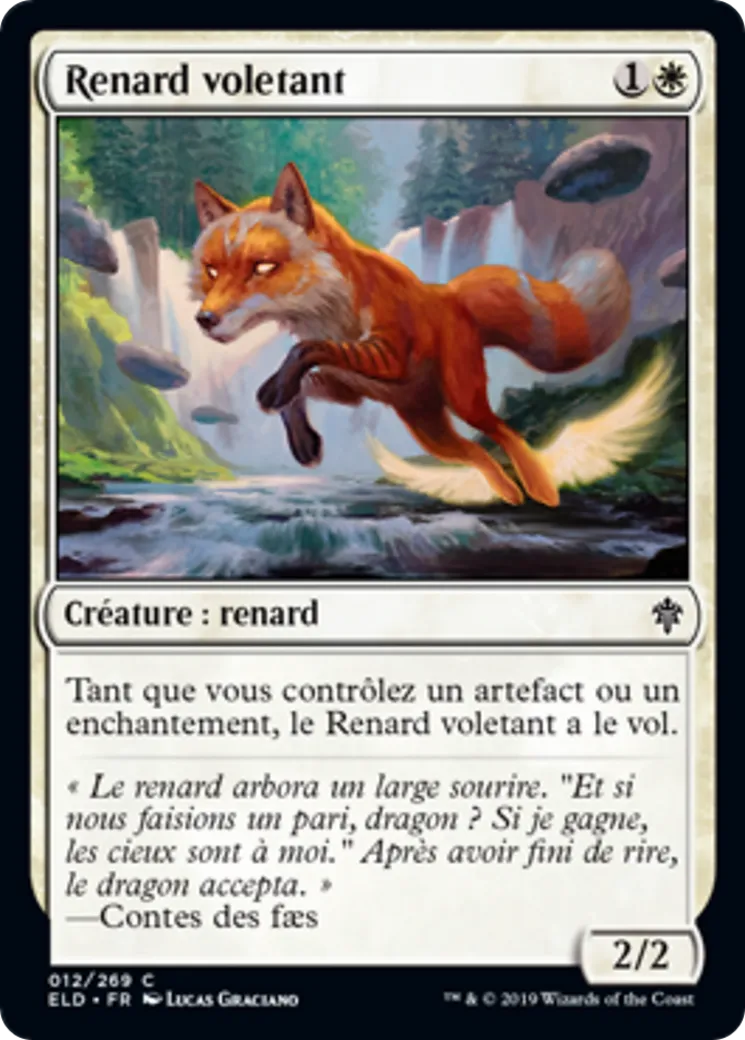 Renard voletant — Throne of Eldraine — Magic: The Gathering