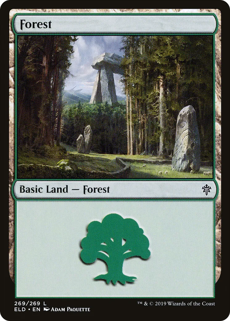 Forest — Throne of Eldraine — Magic: The Gathering