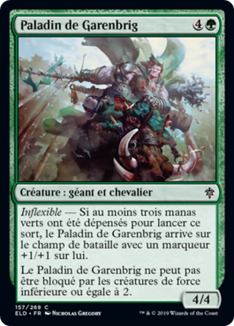 Paladin de Garenbrig — Throne of Eldraine — Magic: The Gathering