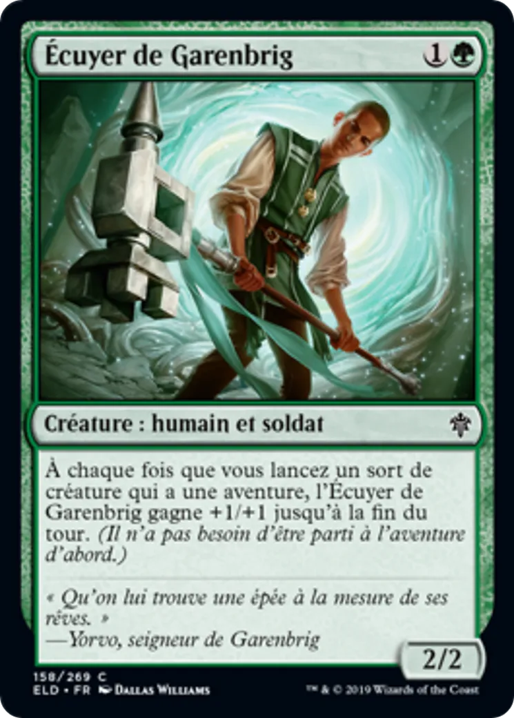 Écuyer de Garenbrig — Throne of Eldraine — Magic: The Gathering