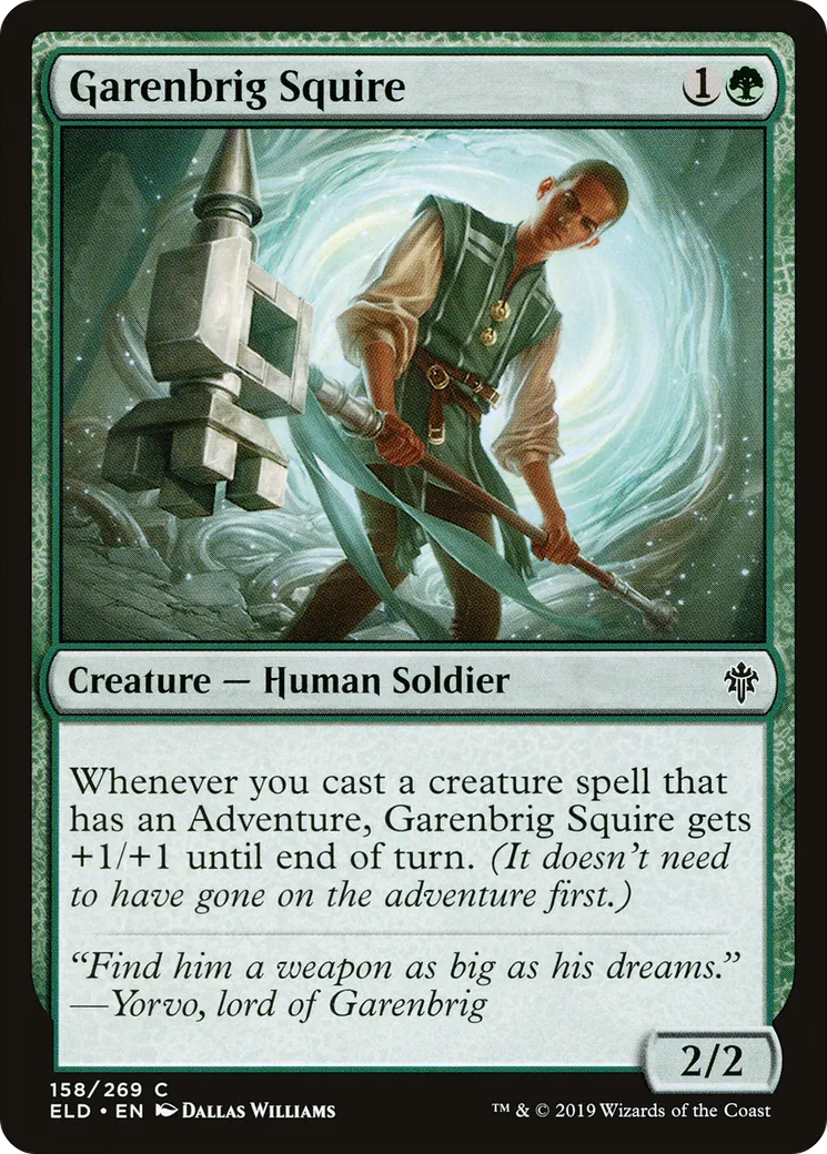 Écuyer de Garenbrig — Throne of Eldraine — Magic: The Gathering