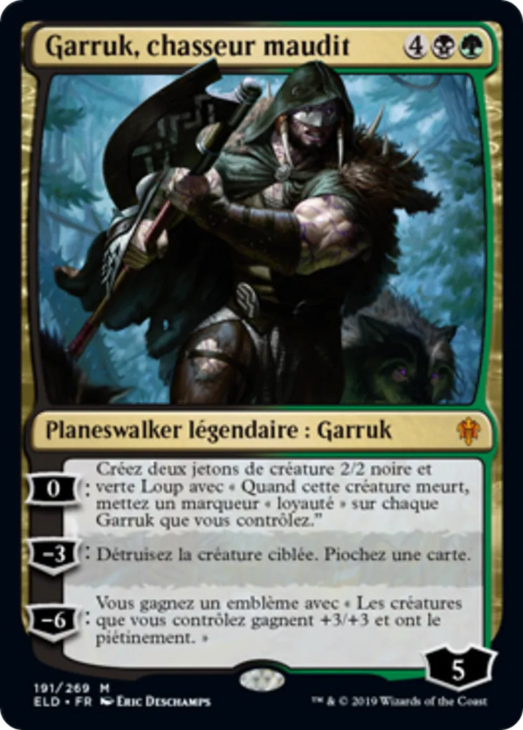 Garruk, chasseur maudit — Throne of Eldraine — Magic: The Gathering