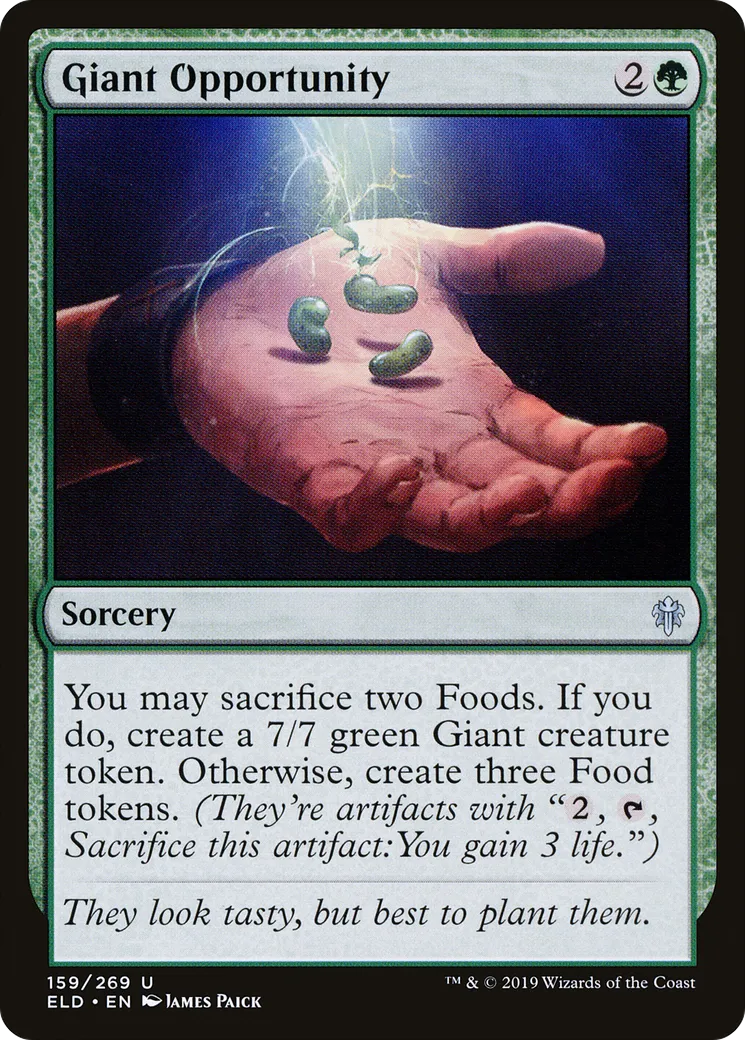 Opportunité de taille — Throne of Eldraine — Magic: The Gathering