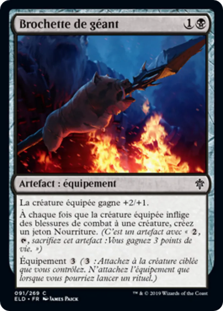 Brochette de géant — Throne of Eldraine — Magic: The Gathering
