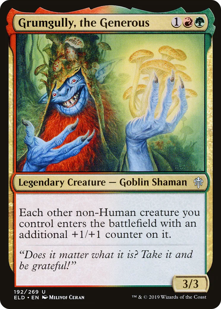 Grumgully, le généreux — Throne of Eldraine — Magic: The Gathering