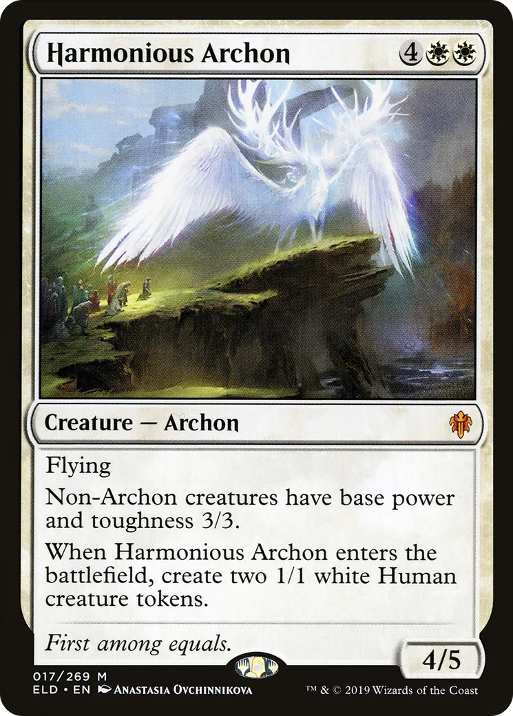 Harmonious Archon — Throne of Eldraine — Magic: The Gathering