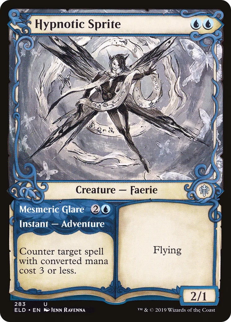 Farfadet hypnotique // Regard mesmérique — Throne of Eldraine — Magic: The Gathering