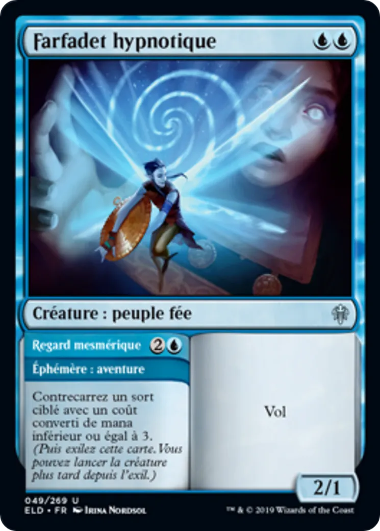 Farfadet hypnotique // Regard mesmérique — Throne of Eldraine — Magic: The Gathering