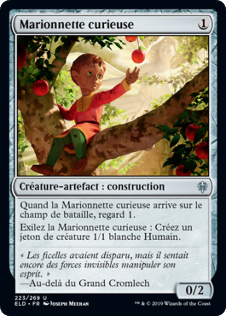 Marionnette curieuse — Throne of Eldraine — Magic: The Gathering