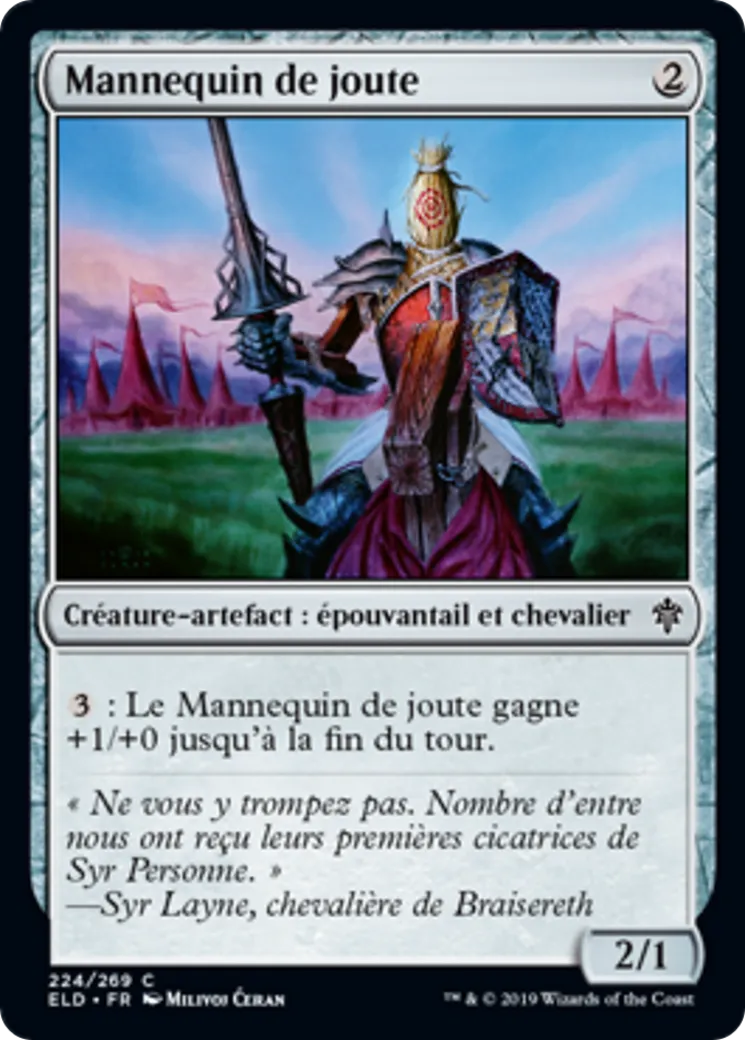 Mannequin de joute — Throne of Eldraine — Magic: The Gathering