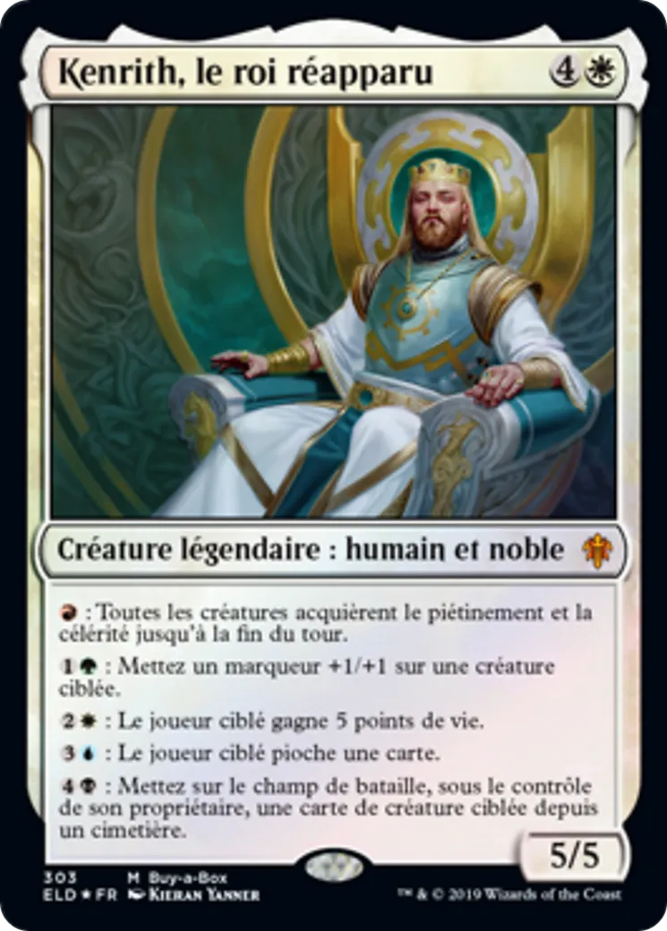 Kenrith, le roi réapparu — Throne of Eldraine — Magic: The Gathering