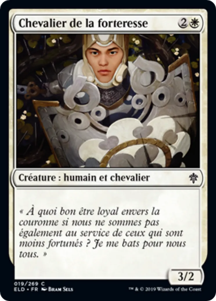 Chevalier de la forteresse — Throne of Eldraine — Magic: The Gathering