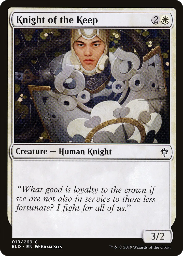 Knight of the Keep — Throne of Eldraine — Magic: The Gathering