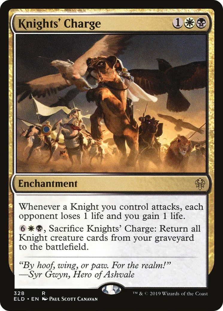 Knights' Charge — Throne of Eldraine — Magic: The Gathering