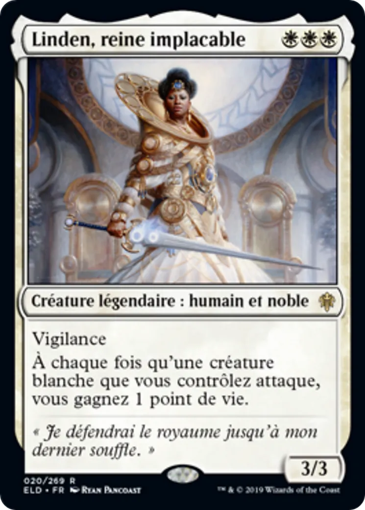 Linden, reine implacable — Throne of Eldraine — Magic: The Gathering