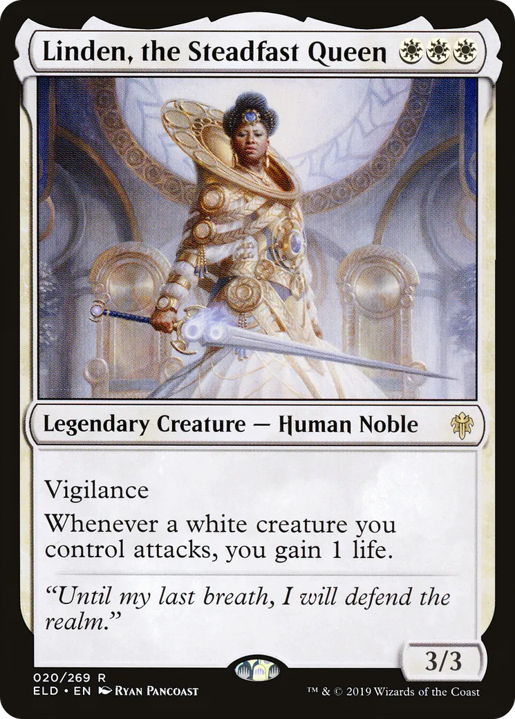 Linden, reine implacable — Throne of Eldraine — Magic: The Gathering