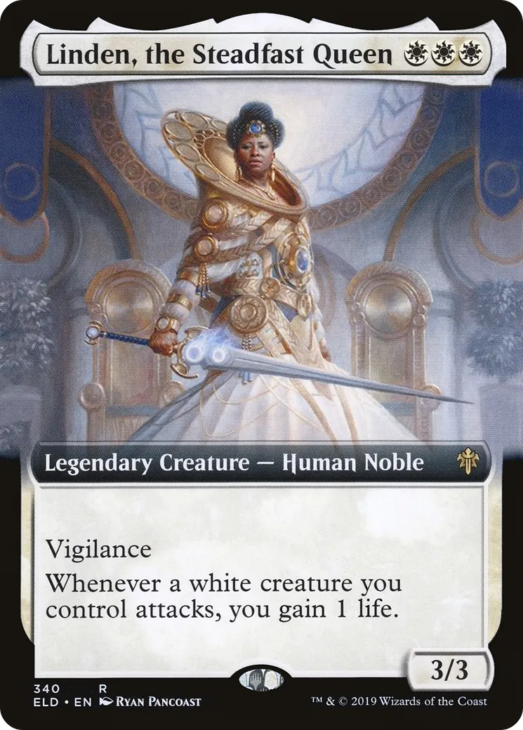 Linden, the Steadfast Queen — Throne of Eldraine — Magic: The Gathering