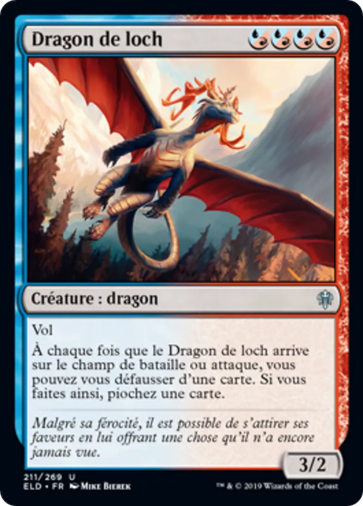 Dragon de loch — Throne of Eldraine — Magic: The Gathering