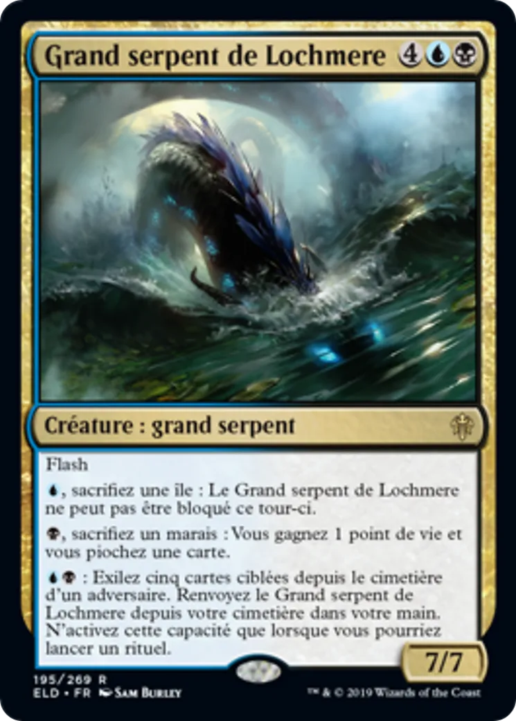 Grand serpent de Lochmere — Throne of Eldraine — Magic: The Gathering