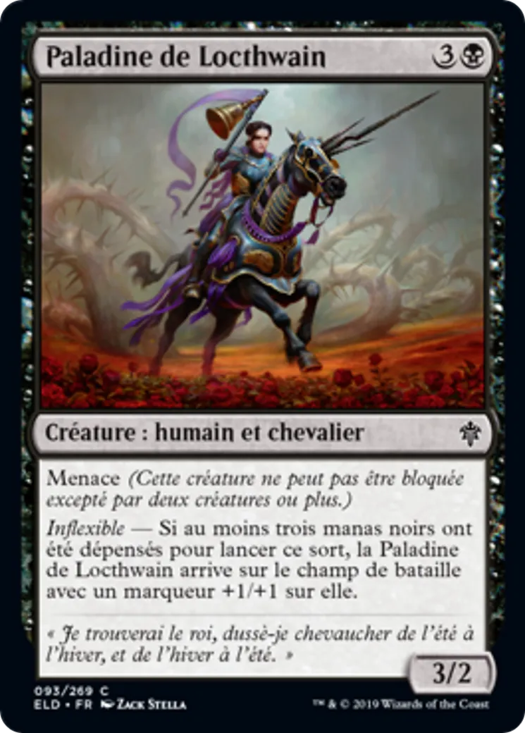 Paladine de Locthwain — Throne of Eldraine — Magic: The Gathering