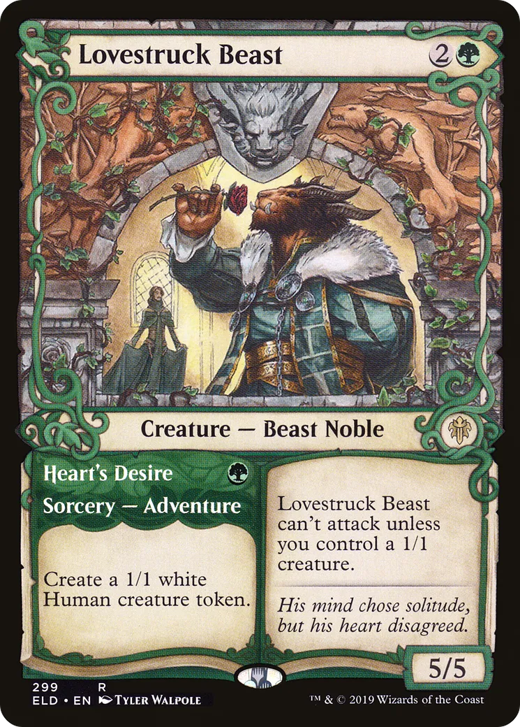 Lovestruck Beast // Heart's Desire — Throne of Eldraine — Magic: The Gathering