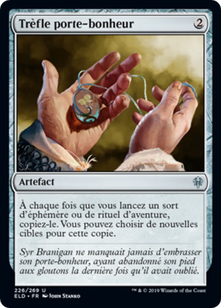 Trèfle porte-bonheur — Throne of Eldraine — Magic: The Gathering